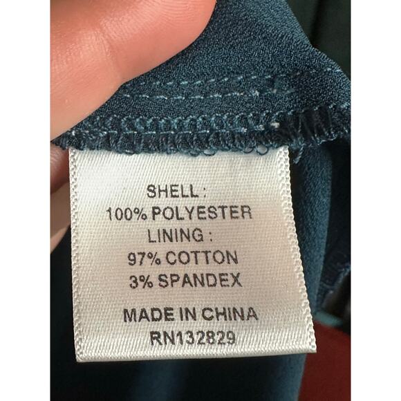 Lovers + Friends 'Melina Midi' Strapless Turquise Slit Bodycon Dress Size XS - Picture 8 of 8